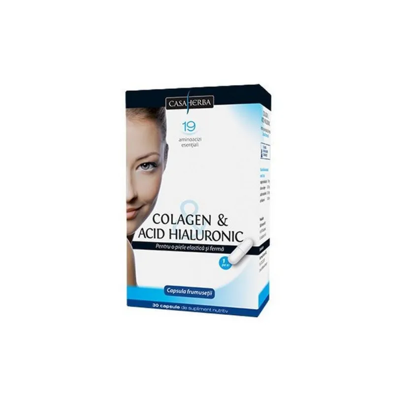 COLAGEN&ACID HIALURONIC CLASIC 30CPS Casa Herba — preț și oferte