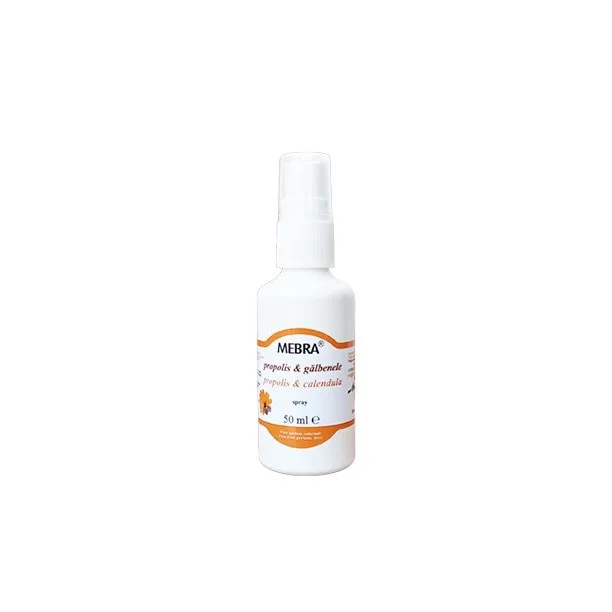 SPRAY PROPOLIS+GALBENELE 50ML MEBRA — preț și oferte
