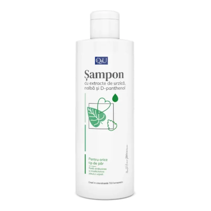 Sampon cu nalba si urzica Q4U, 250 ml, Tis Farmaceutic — preț și oferte