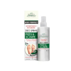 Spray deodorant si dezinfectant pentru picioare si incaltaminte, Ultra Retinol Complex, 100 ml