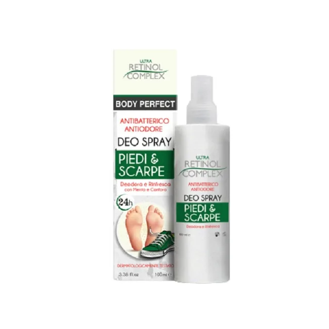 Spray deodorant si dezinfectant pentru picioare si incaltaminte, Ultra Retinol Complex, 100 ml — preț și oferte