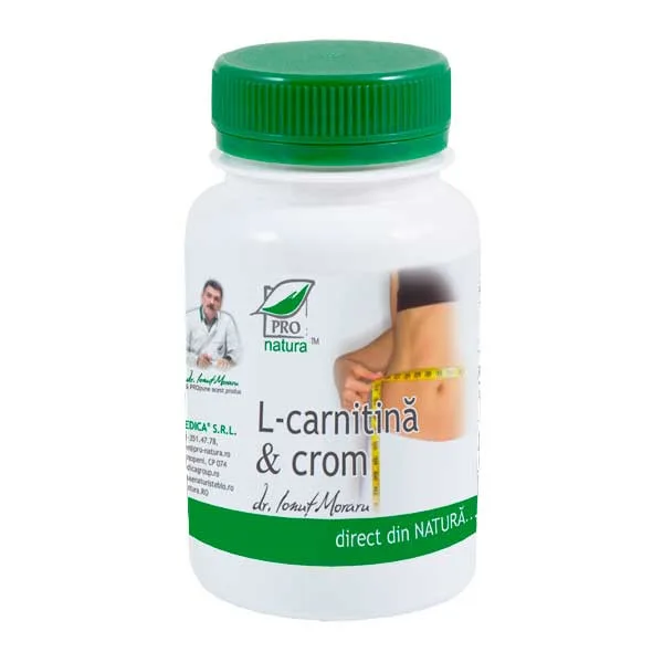 L-CARNITINA&CROM 60CPS PRO NATURA — preț și oferte