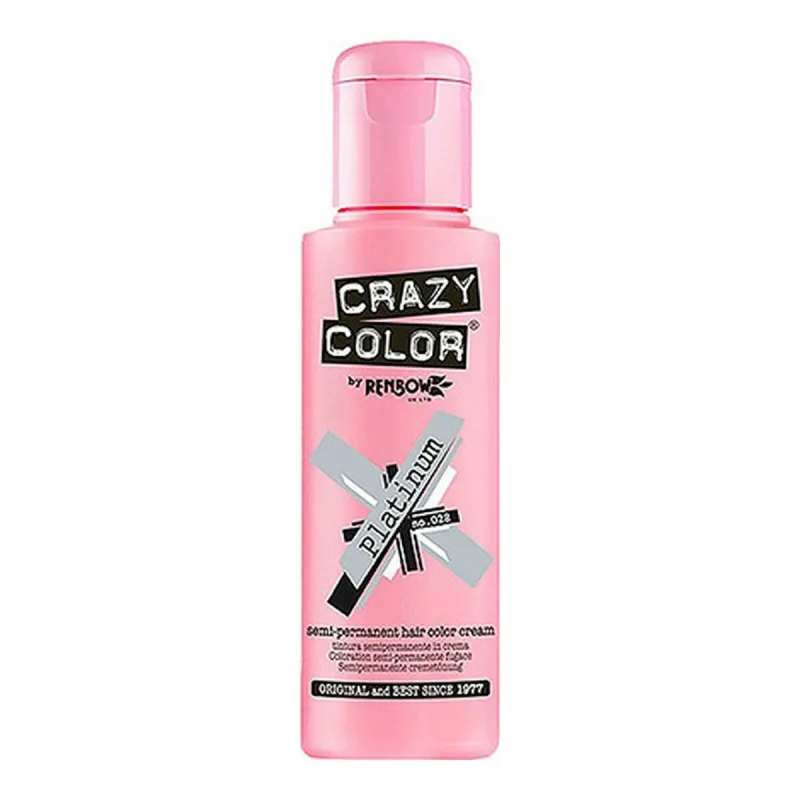 Vopsea Semipermanentă Platinium Crazy Color Nº 028 (100 ml) — preț și oferte