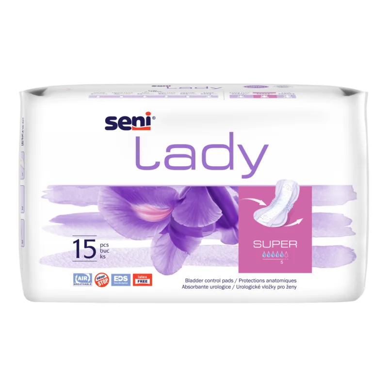 Absorbante urologice pentru incontinență Lady Super, 15 bucati, Seni — preț și oferte