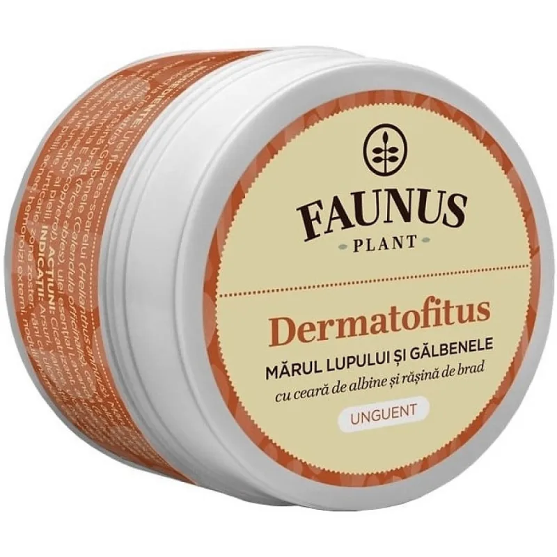UNGUENT DERMATOFITUS 50ML (MAR.LUP.&GALB) FAUNUS PLANT — preț și oferte