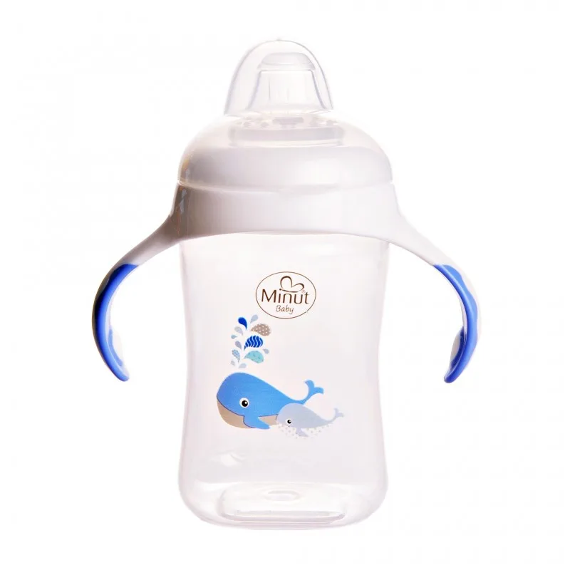 CANA CU MANERE CIOC SILICON 300ML 6+ Minut Baby — preț și oferte