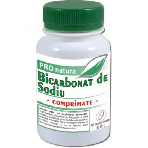 BICARBONAT DE SODIU 60CPR PRO NATURA — preț și oferte