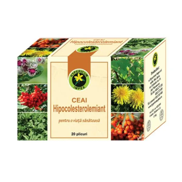 HIPOCOLESTEROLEMIANT 20DZ Hypericum Plant — preț și oferte