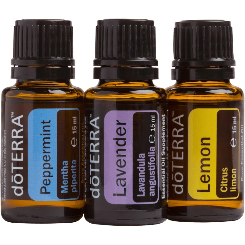 Kit introductiv, Lemon, Lavanda, Menta, doTERRA, 3 x 15 ml — preț și oferte