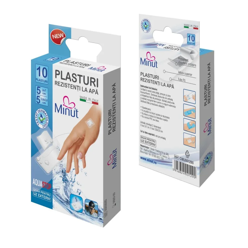 PLASTURI REZISTENTI APA MINUT 10BUC/CUT — preț și oferte