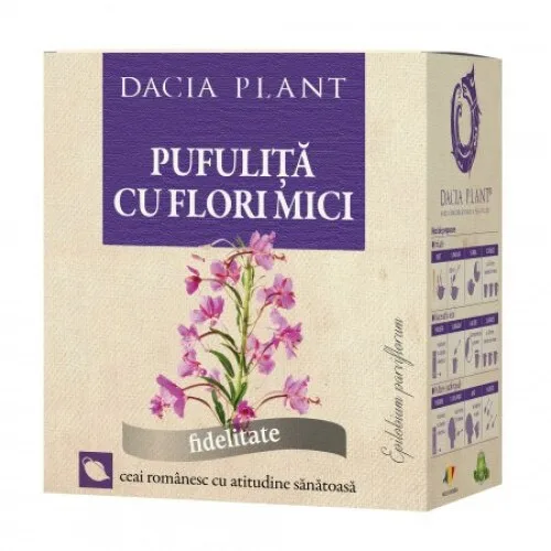 PUFULITA CU FLORI MICI 50GR DACIA PLANT — preț și oferte