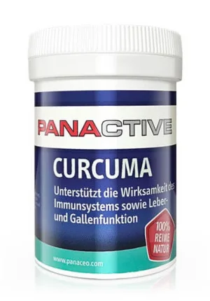 Panactive Curcuma - sprijină sistemul imunitar, funcția hepatică și biliară - 80 cps PACU80L