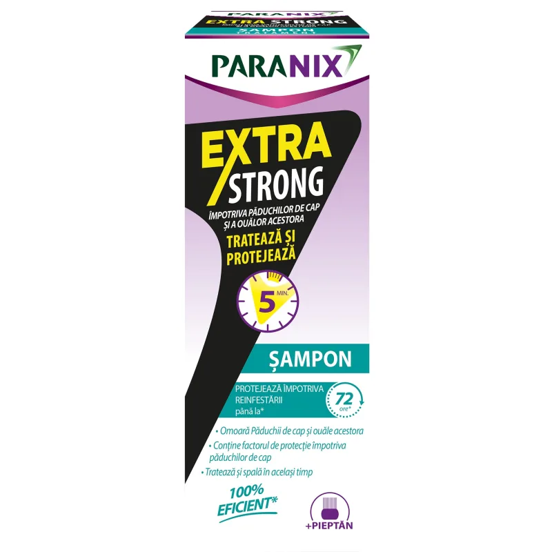 PARANIX SAMPON EXTRA STRONG 200ML + PIEPTENE Paranix Lice — preț și oferte
