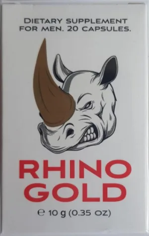 Rhino Gold Capsule - pentru marirea penisului - 20 cps RHC20L