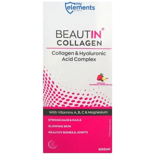 ME BEAUTIN COLLAGEN CU MG.(CAPS./VANILIE) 500ML Myelements — preț și oferte