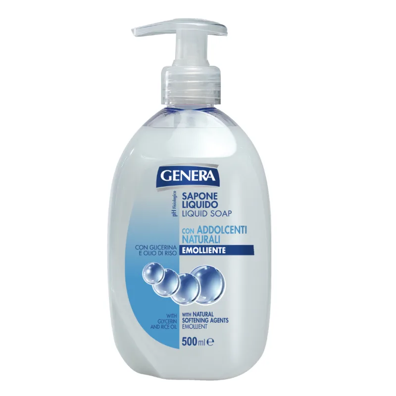 Sapun lichid neutru cu glicerina si ulei de orez, 500ml, Genera — preț și oferte