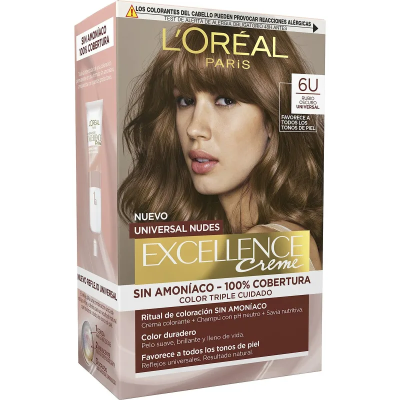 Vopsea Permanentă L'Oreal Make Up Excellence Blond Închis — preț și oferte
