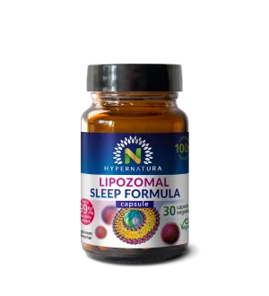 Hypernatura Lipozomal Sleep Formula - capsule pentru refacerea ciclului de somn - 30 cps