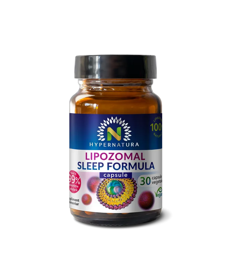 Hypernatura Lipozomal Sleep Formula - capsule pentru refacerea ciclului de somn - 30 cps — preț și oferte
