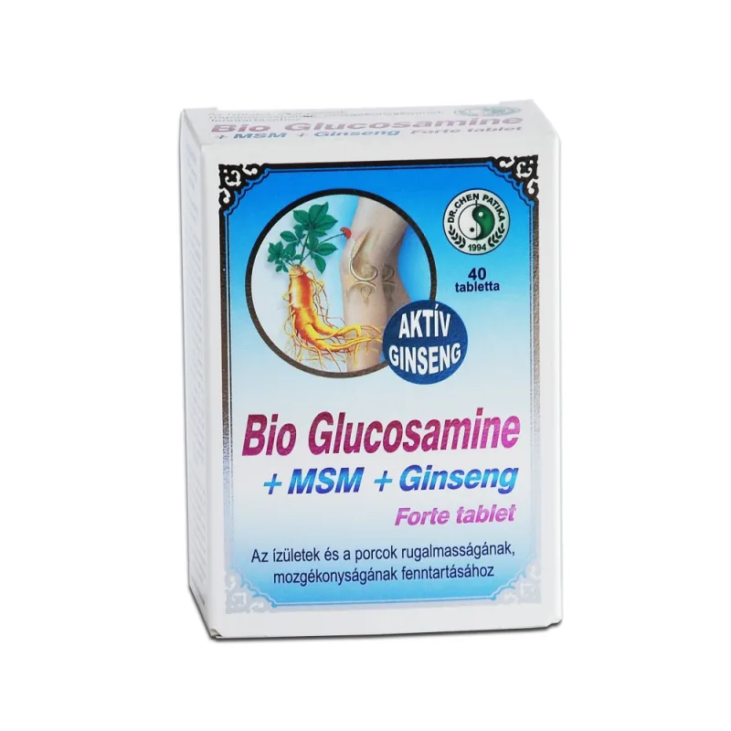 BIO GLUCOSAMINE+MSM+GINS 40CPS DR Chen Patika — preț și oferte