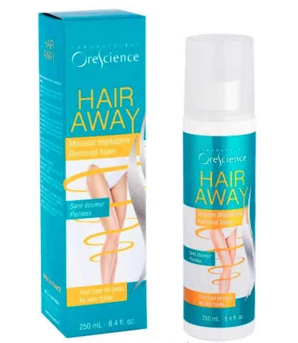 Hair Away - spuma depilatoare pentru indepartarea parului nedorit - 250ml PrimeFarma — preț și oferte
