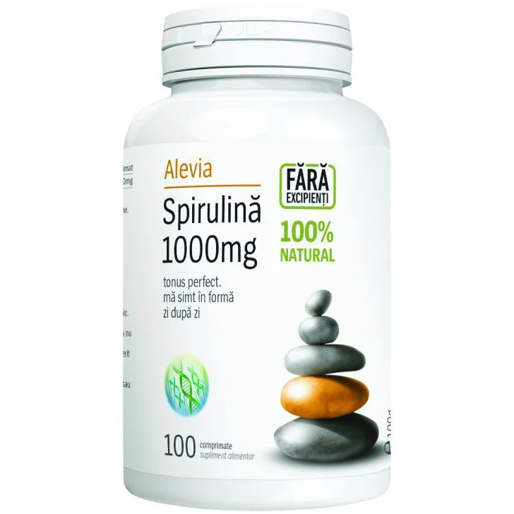 SPIRULINA BIO 1000MG 100CPR ALEVIA — preț și oferte