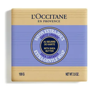 Bucată de Săpun Solid Natural L´occitane Karité Lavandă Karité 100 g