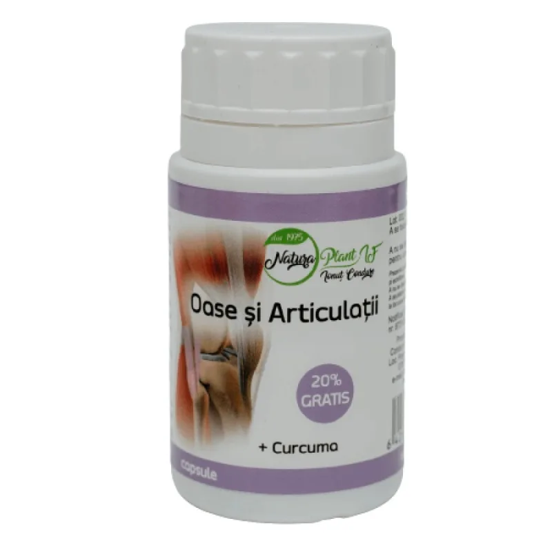OASE SI ARTICULATII+CURCUMA 72CPS NATURA PLANT IF — preț și oferte