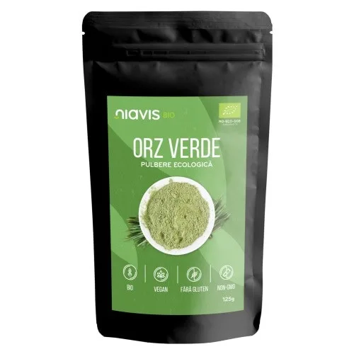 ORZ VERDE PULBERE ECOLOGICA (BIO) 125GR NIAVIS — preț și oferte