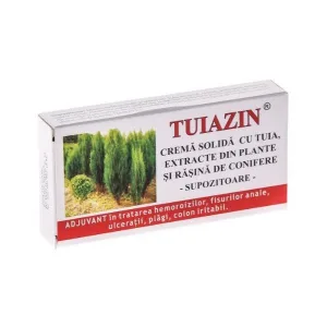 TUIAZIN SUPOZITOARE 1,5GR*10