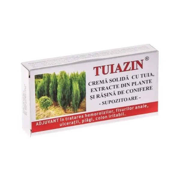 TUIAZIN SUPOZITOARE 1,5GR*10 ELZIN PLANT — preț și oferte