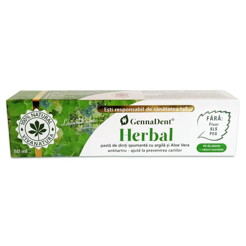 GENNADENT HERBAL 80ML — preț și oferte