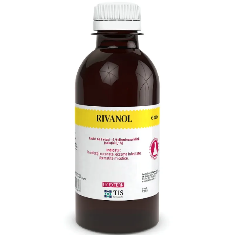 RIVANOL 0,1% 200ML TIS FARMACEUTIC — preț și oferte