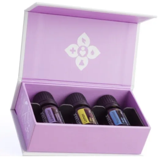 Pachet Intro Kit ulei esential doterra, trio pentru acnee, alergii de sezon, lavanda 5ml, lamaie 5ml, menta 5ml + EBook — preț și oferte