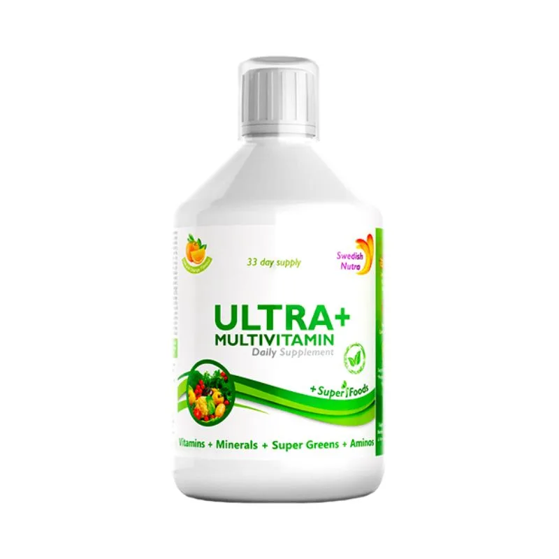 Multivitamine Lichide Ultra+ Detox, 500 ml, Swedish Nutra — preț și oferte