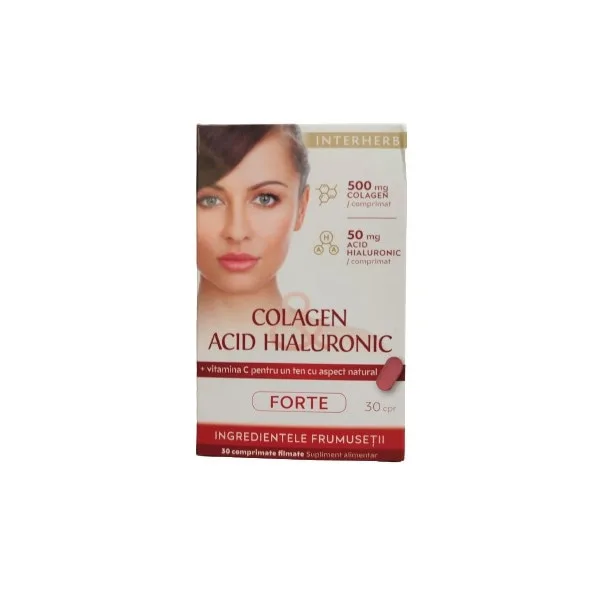COLAGEN&ACID HIALURONIC FORTE 30CPR Casa Herba — preț și oferte