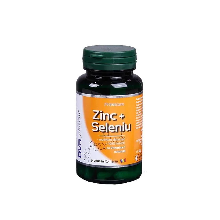 ZINC+SELENIU+VITAMINA C 60CPS DVR Pharma — preț și oferte