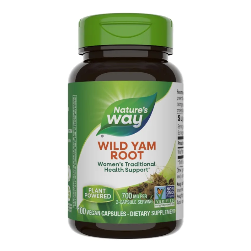 Wild Yam Root Natures Way, 100 capsule, Secom NATURE'S WAY SUA — preț și oferte
