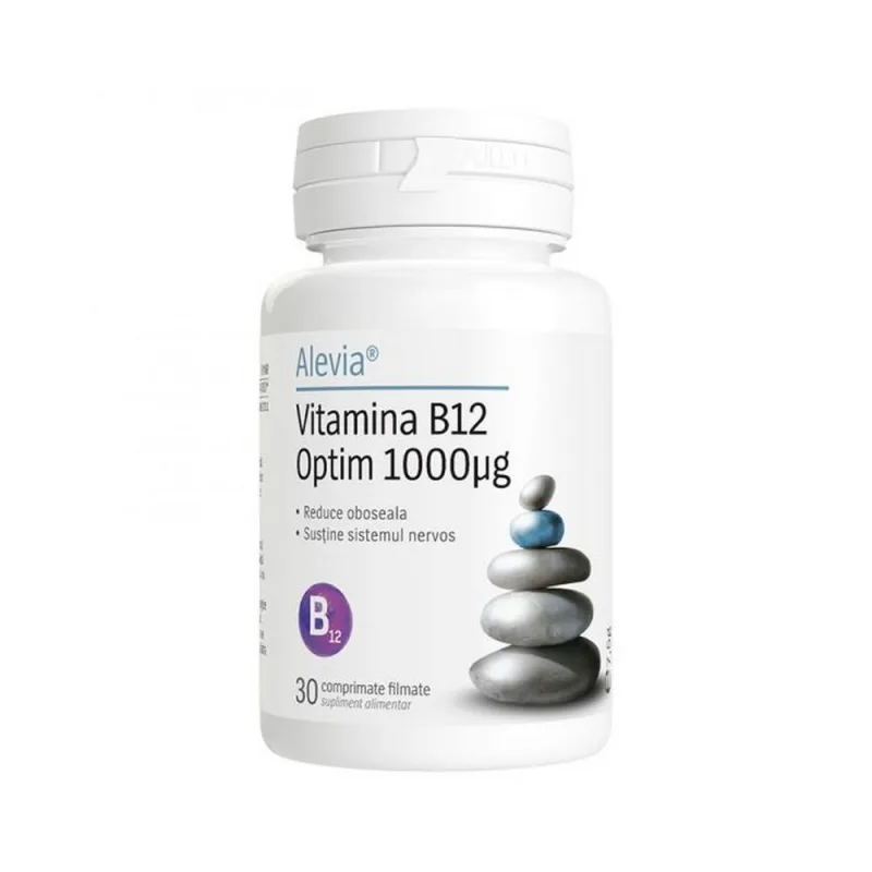 VITAMINA B12 OPTIM 1000µg 30CPR ALEVIA — preț și oferte