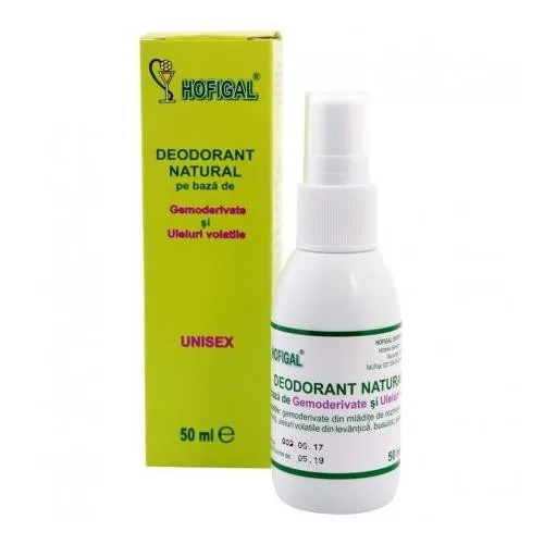 DEODORANT NATURAL 50ML HOFIGAL — preț și oferte