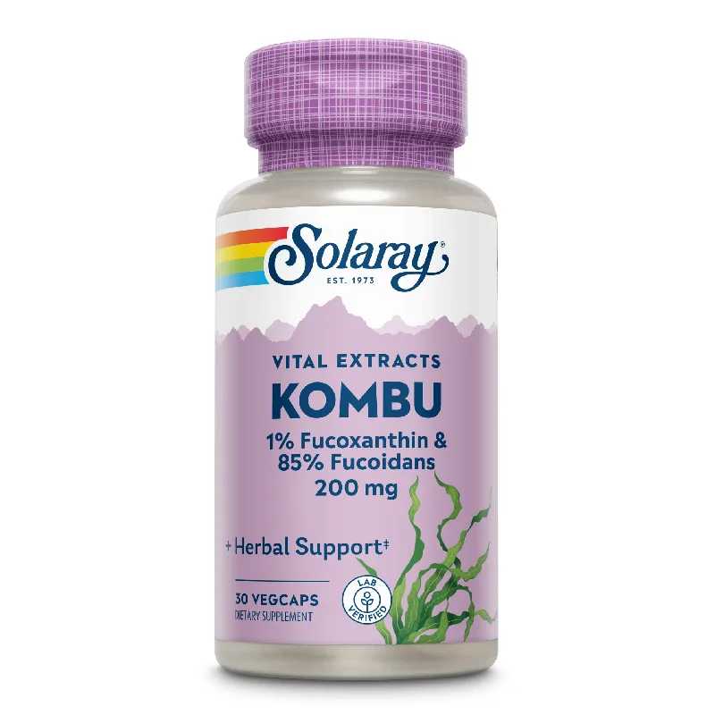 Kombu Fucoxanthin Solaray, 30 capsule, Secom SOLARAY SUA — preț și oferte