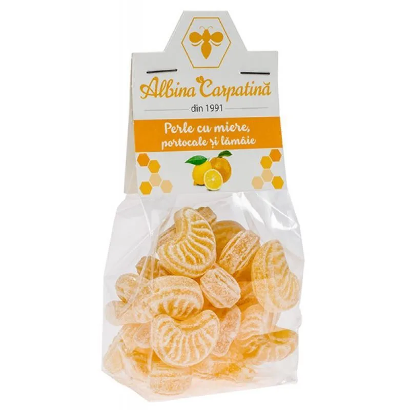 PERLE MIERE+PORTOCALE+LAMAIE 100GR Apicola Costache — preț și oferte