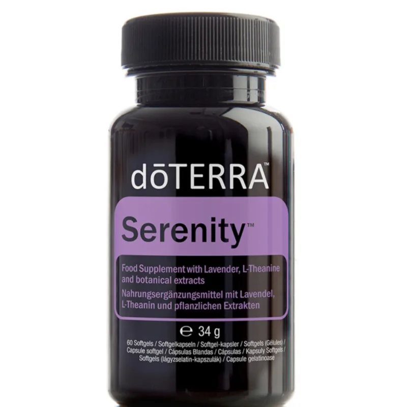 Serenity Softgels, 60 capsule vegetale, complex pentru relaxare, somn linistit si odihnitor, doterra — preț și oferte