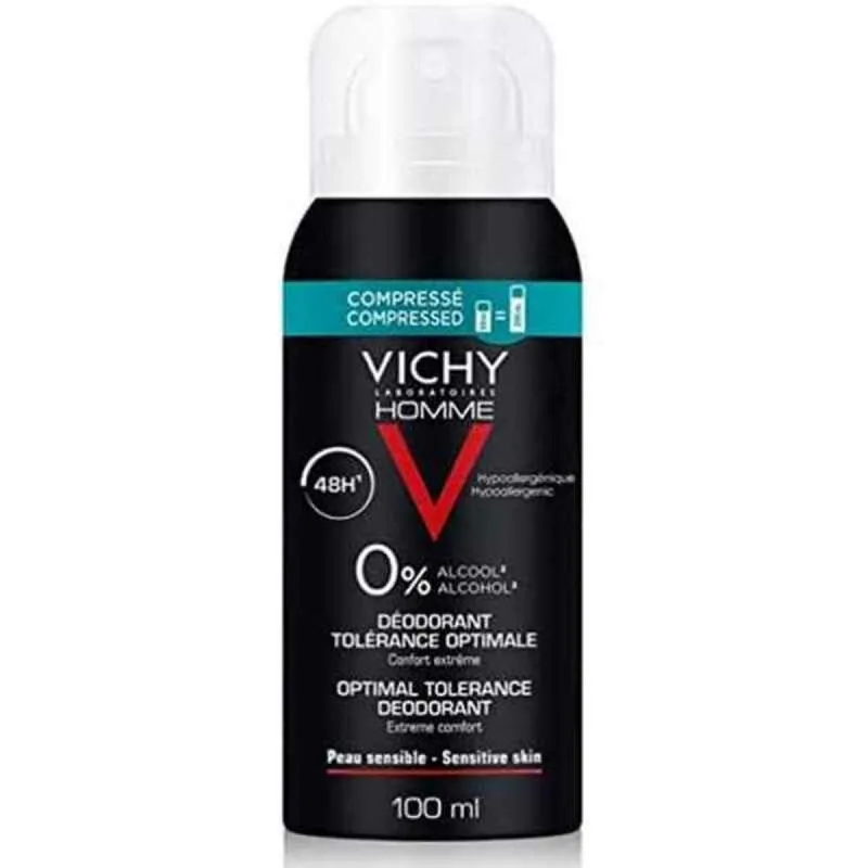 Deodorant Spray Vichy Tolérance Optimale Bărbați Fără Alcool 48 ore Adulții unisex (100 ml) — preț și oferte