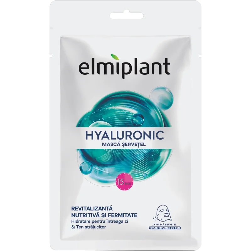HYALURONIC MASCA SERVETEL REVIT.&NUTR.&FERM.20ML ELMIPLANT — preț și oferte