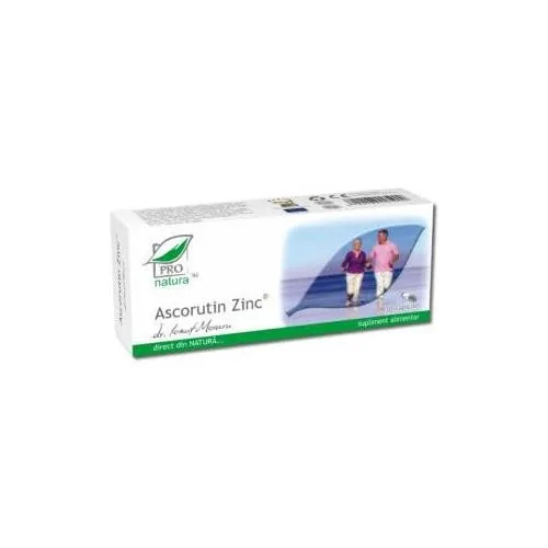 ASCORUTIN ZINC 30CPS MEDICA FARMIMPEX — preț și oferte