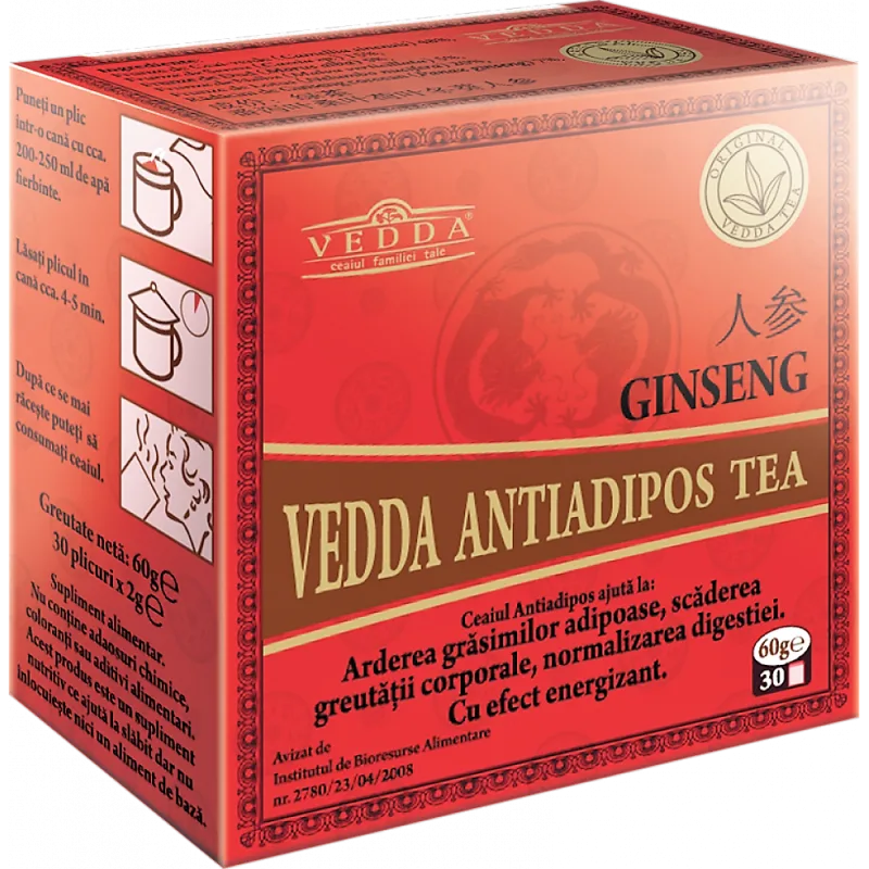 ANTIADIPOS GINSENG 30DZ Vedda — preț și oferte
