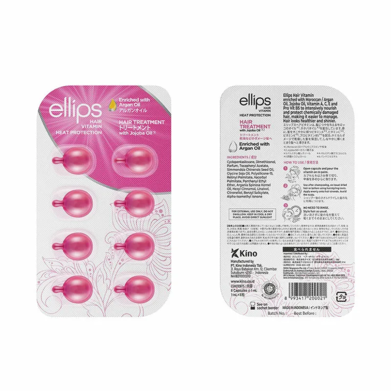 Vitamine Ellips Hair Treatment Tablete Termoprotector Ulei de Argan — preț și oferte
