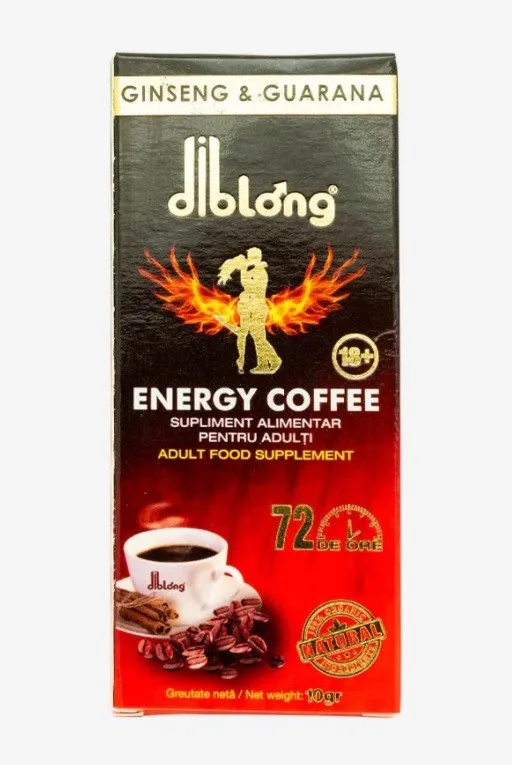 Diblong Energy Coffee - cafea solubila afrodisiaca - 10g — preț și oferte