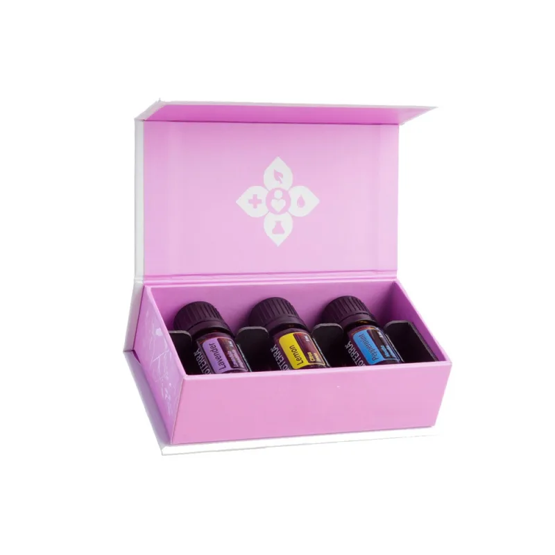 Set uleiuri esentiale doTERRA, 3x5ml, pentru alergii, Lavanda, Lamaie, Menta — preț și oferte